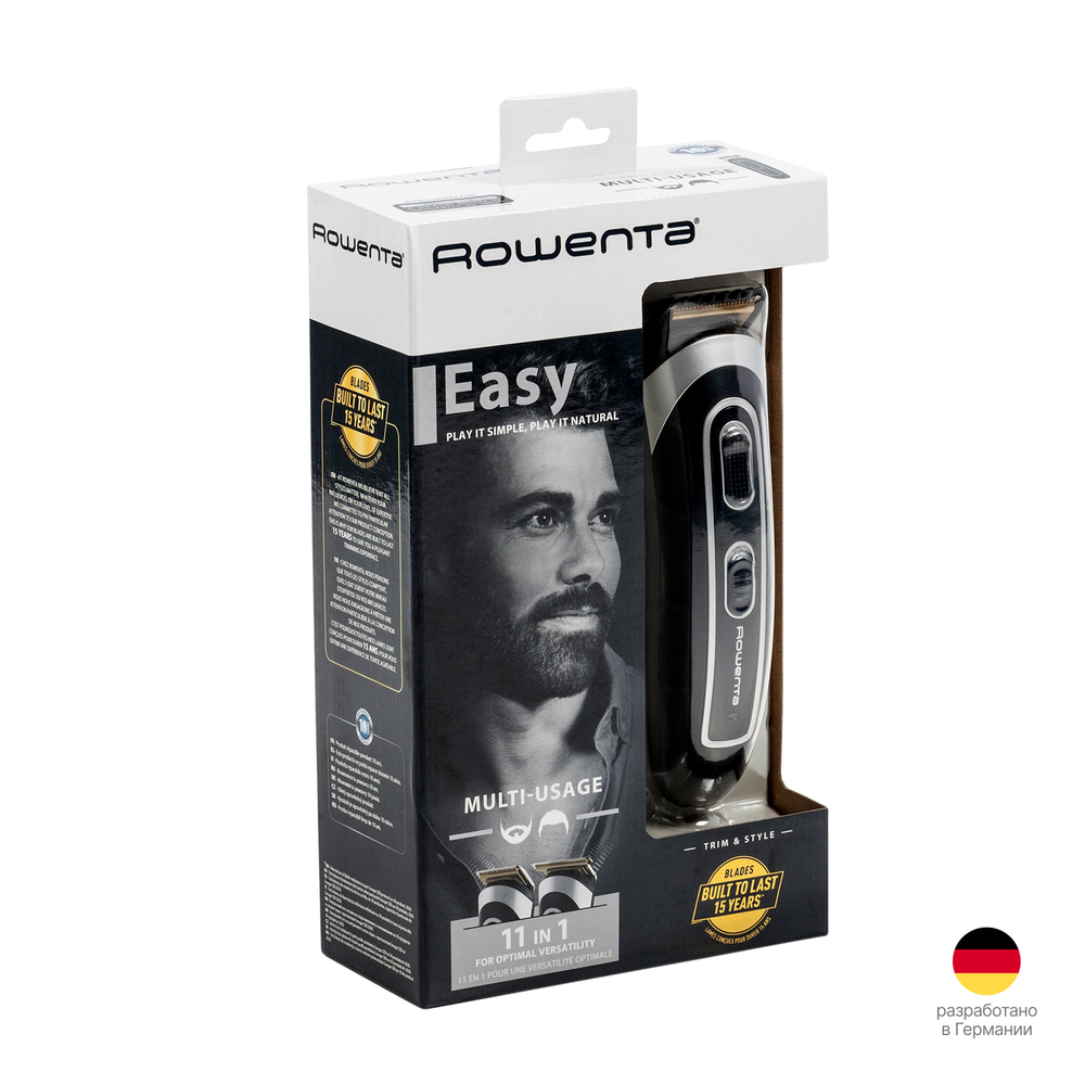 Мультитриммер Rowenta TRIM&STYLE 11-в-1 TN9110F4