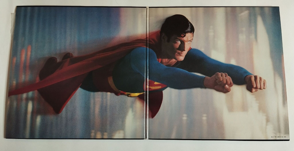 Винтажная виниловая пластинка LP John Williams Superman The Movie (Japan 1978) (No Obi)