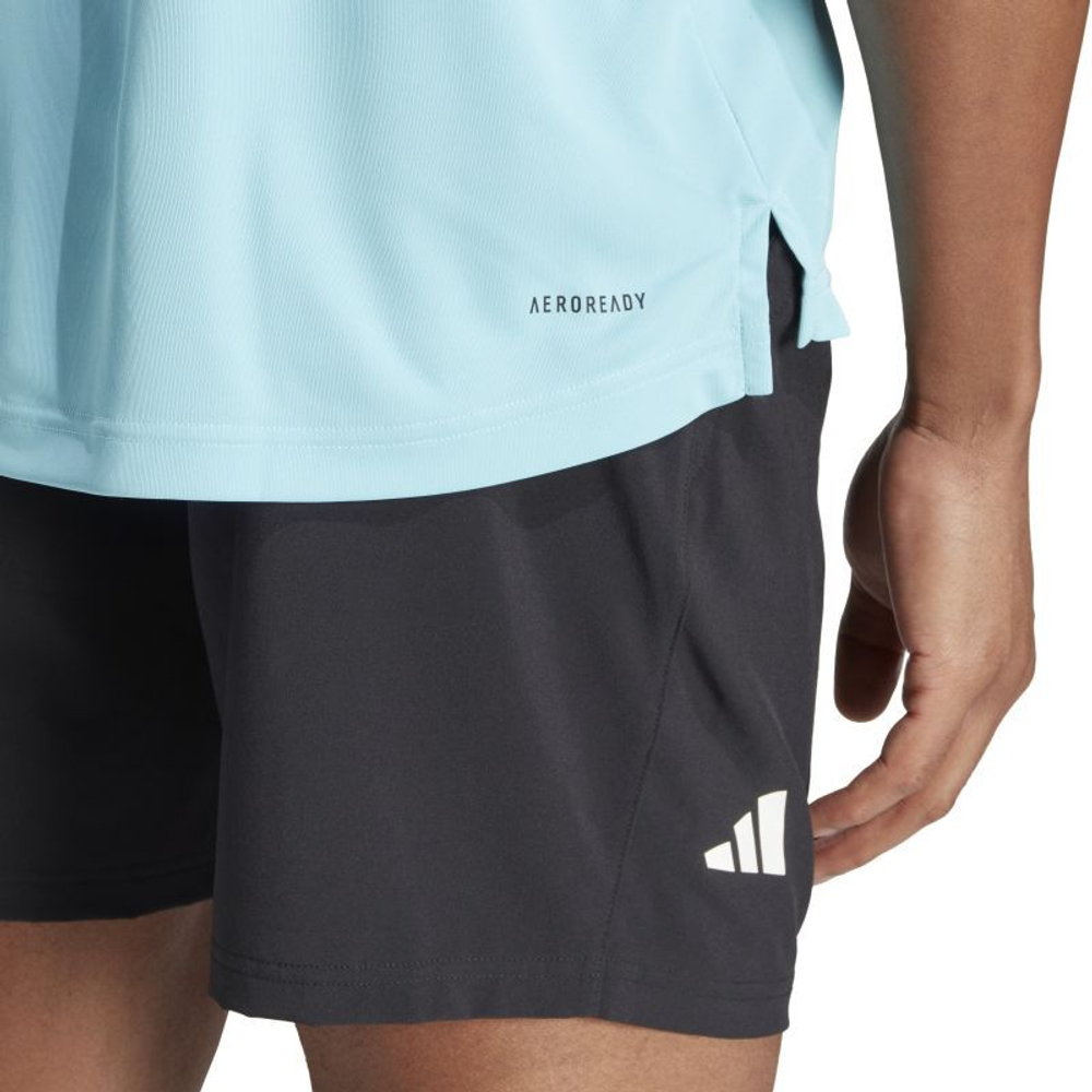 Мужское теннисное поло Adidas Club 3-Stripes Tennis Polo Shirt - light aqua