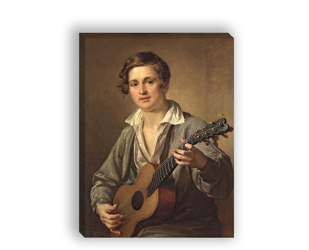 "Гитарист", Тропинин В. А., картина для интерьера (репродукция)