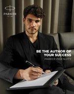 Шариковая ручка Parker "Ingenuity Black CT" стержень:M, цвет чернил: black, в подарочной упаковке.