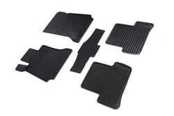 Резиновые коврики Сетка для Mercedes-Benz C-Class W204 2007-2014, Seintex.83428