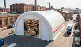 Пневмоангары для сырья: быстрое решение для расширения складов в нестабильные времена