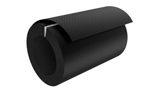 Трубка вспененный каучук толщиной 19 мм РУ-ФЛЕКС СТ ПРОМ ФОРМА Тмакс=110°C черный