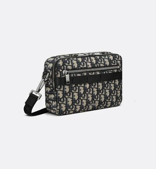 Сумка-мессенджер Dior Safari серый
