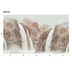 Пейзаж Водопад панно