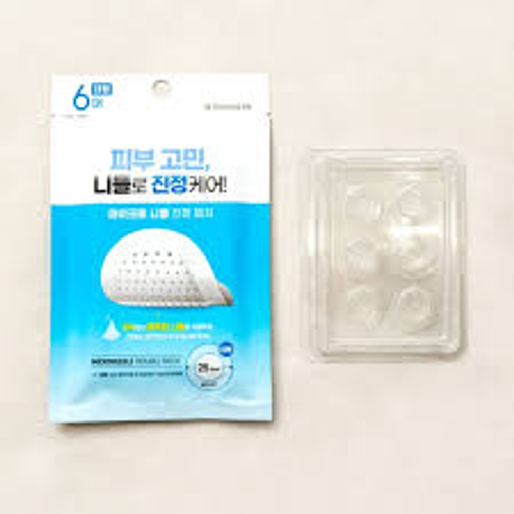 Патчи успокаивающие Daiso Micro Needle Soothing Patches (L size), 6 шт