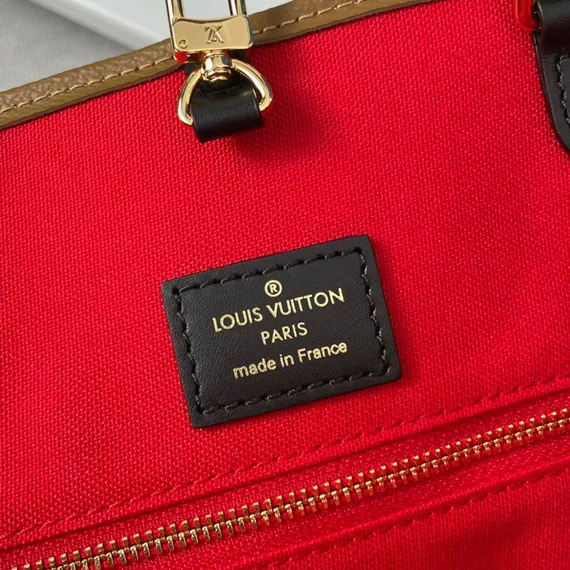 Сумка Louis Vuitton Onthego коричневый/бежевый