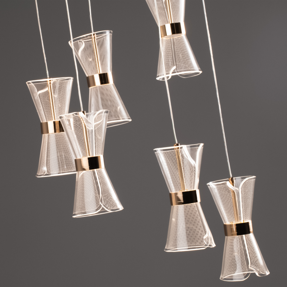 Подвесной светодиодный светильник Freya Dress FR5438PL-L37G