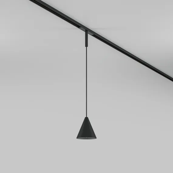 Трековый подвесной светильник Коно / Cono Basity 3000K/6000K 5Вт 36° Technical tr182-1-5wtw-m-b