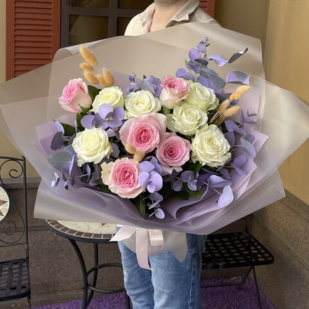 Купить Букет «‎Лавандовый смузи»