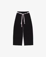 Брюки Kraizy Stripes Cut-off черные