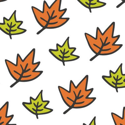 Buy fabric autumn maple leave