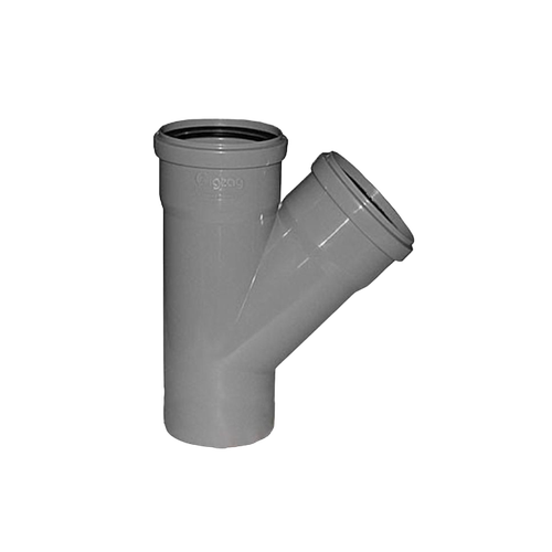 Тройник ПП косой 45гр. Дн 50- 50 с у/к по низкой цене