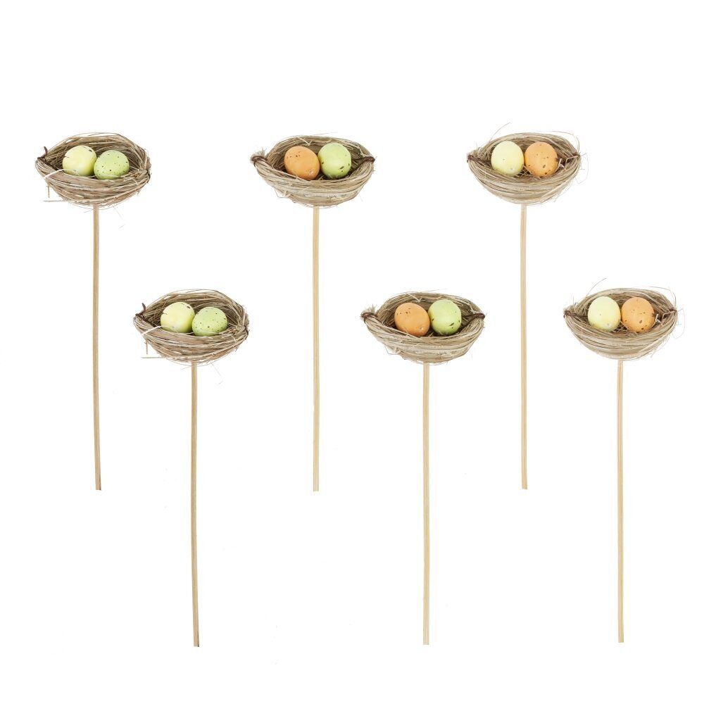 GAEM Набор из 6-ти изделий декоративных (вставка) "Гнездо" (6*2), L6,5 W5,5 H25,5 см