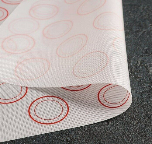 Коврик армированный для макаронс Доляна, 4030 см, цвет МИКС