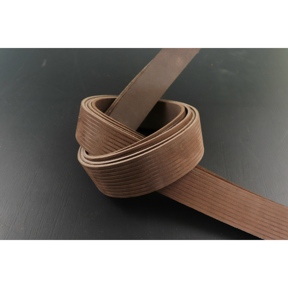 Ременная заготовка Шелк Махагон + Плита Вельвет