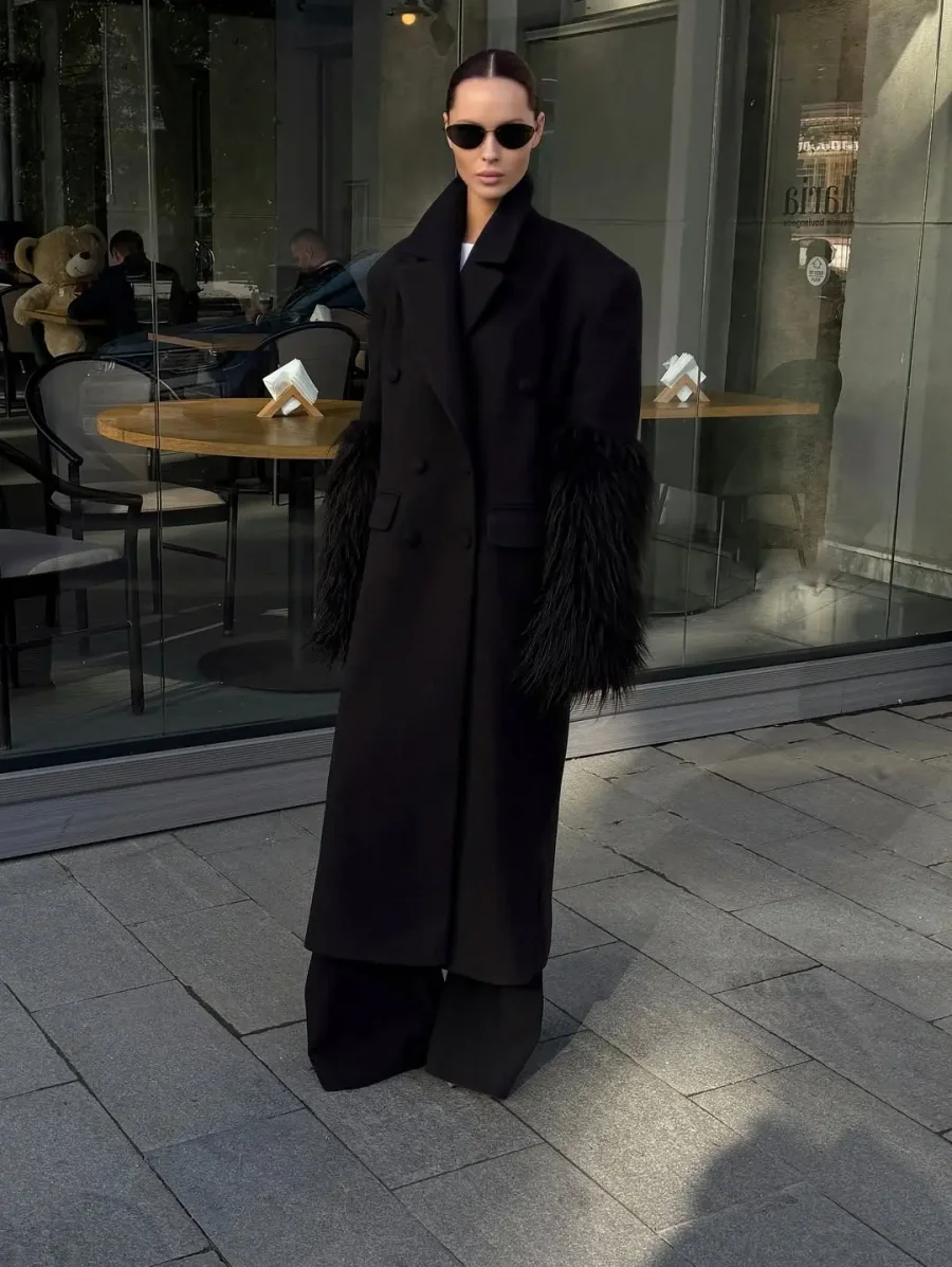 Пальто Petrovich, Черный