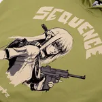 Худи Heartz Sequence Sage Distressed зеленый