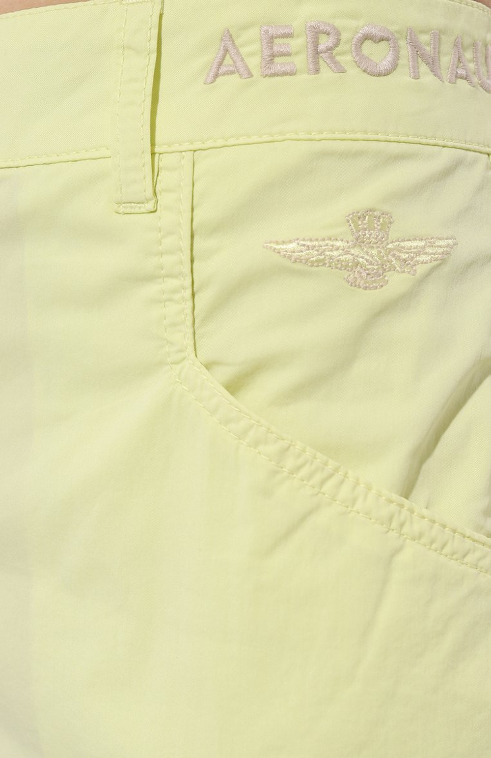 Брюки жен. карго AERONAUTICA 1535 лимонный