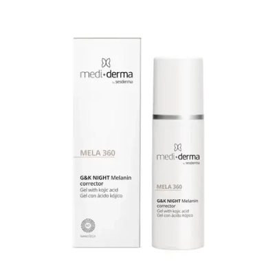Mela 360 G&K Night Melanin Corrector Mediderma | Гель для лица депигментирующий