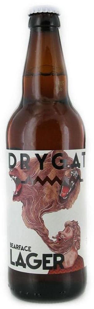 Bearface Lager Drygate 0.5 л. - стекло(2 шт.)