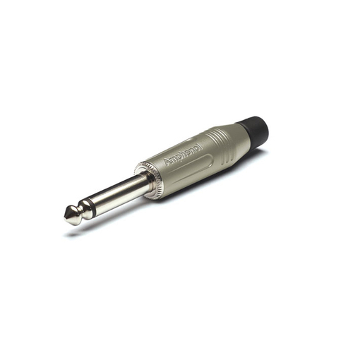 AMPHENOL ACPM-GN - Коннектор джек моно, кабельный, 6.3 мм, корпус металл, цвет никель