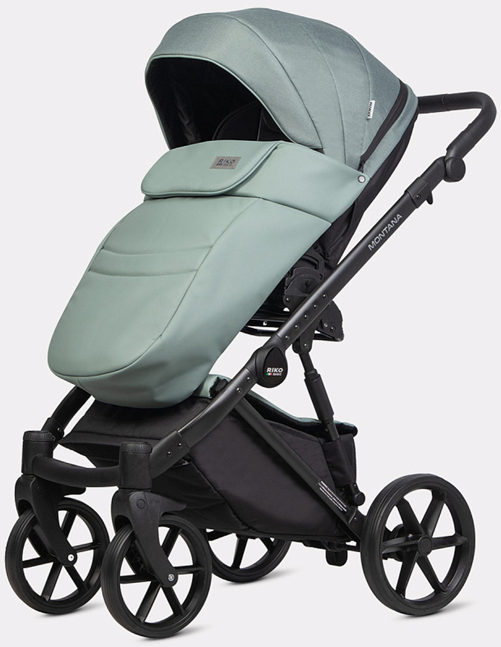 Детская коляска Riko Basic Montana Plus 2 в 1 41 Green зеленый