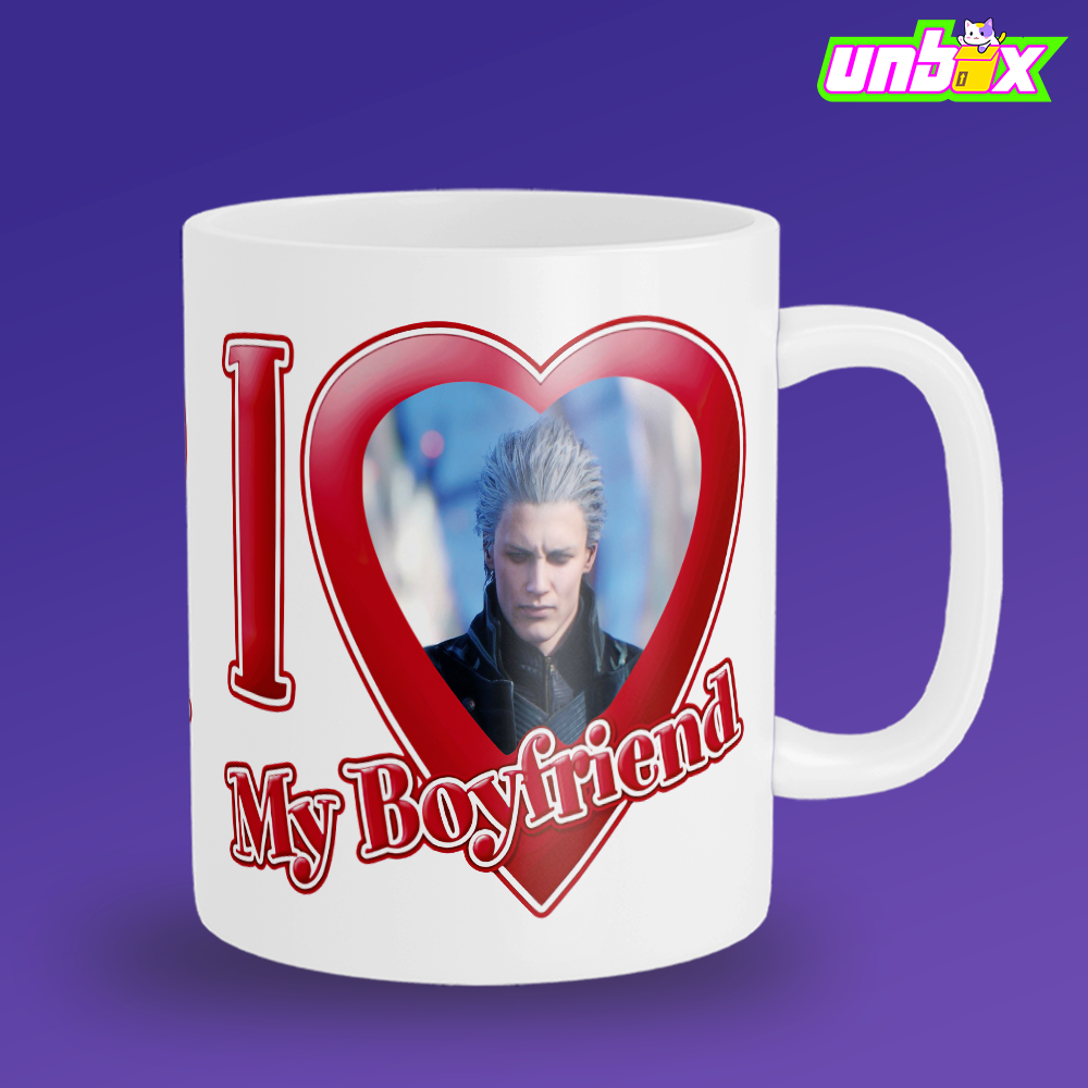 Кружка Я люблю Вергилия I love Vergil Devil May Cry DMC