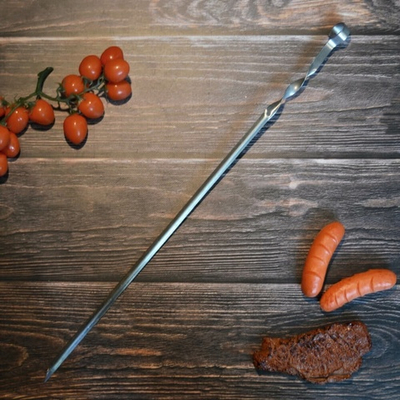 Шампур угловой 600*12*1,0мм нерж