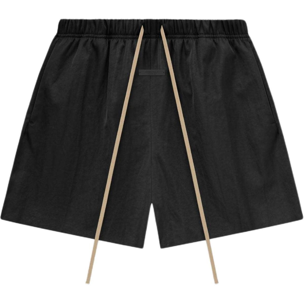 Шорты Fear of God Essentials Fall24 BACK TO SCHOOL Textured Nylon Soccer Short /BLACK, 160BT244440F