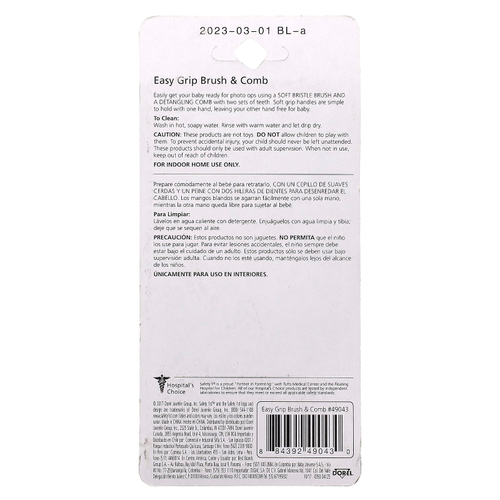 Safety 1st, расческа и щетка Easy Grip, 2 шт.