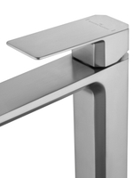 Смеситель для раковины высокий WONZON & WOGHAND DIAMOND, Брашированный никель (WW-88239011-BN)