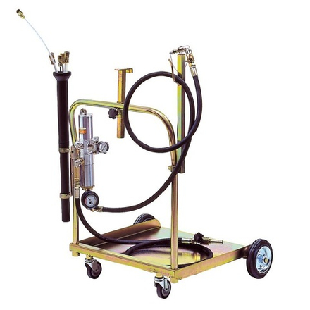 Установка для откачки и раздачи масла, плунжерный насос, тележка для бочек 180-220, ECODORA (Италия)