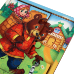 Головоломка-пазл в рамке. Игры в дорогу "Маша имедведь" П 305 4930524 (Лесная мастерская)