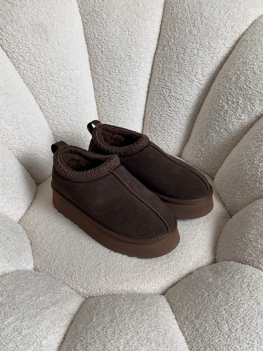 Угги из натуральной замши/Мех