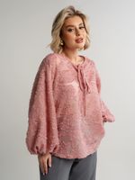Блуза Воздушная мелодия (пудра) Б15139-7М LT Collection