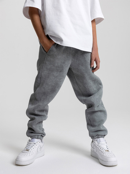 Джоггеры с рельефными швами Mjölk Grey Vintage