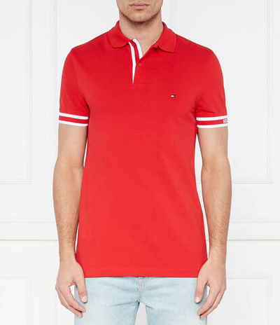 Поло monotype Tommy Hilfiger - красный(MW0MW34737)