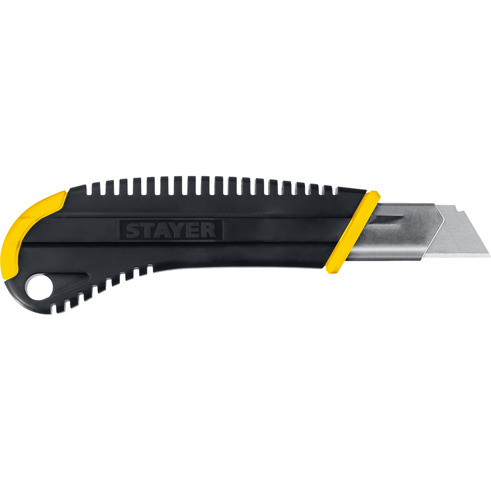 STAYER KS-18, 18 мм, нож с винтовым фиксатором, Professional (09161)