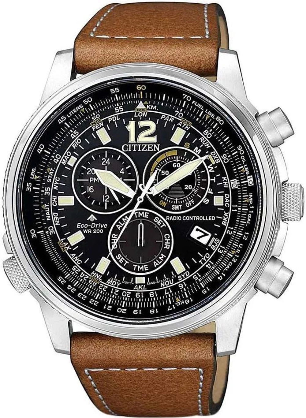 Мужские японские наручные часы Citizen CB5860-27E