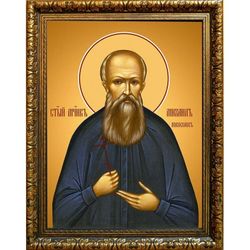 Михаил Новоселов мученик. Икона на холсте.