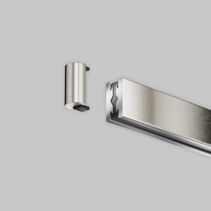 Заглушка торцевая для шинопровода Flarity,1 шт., платина Maytoni Technical FLARITY Accessories for tracks Flarity TRA154EC-PT