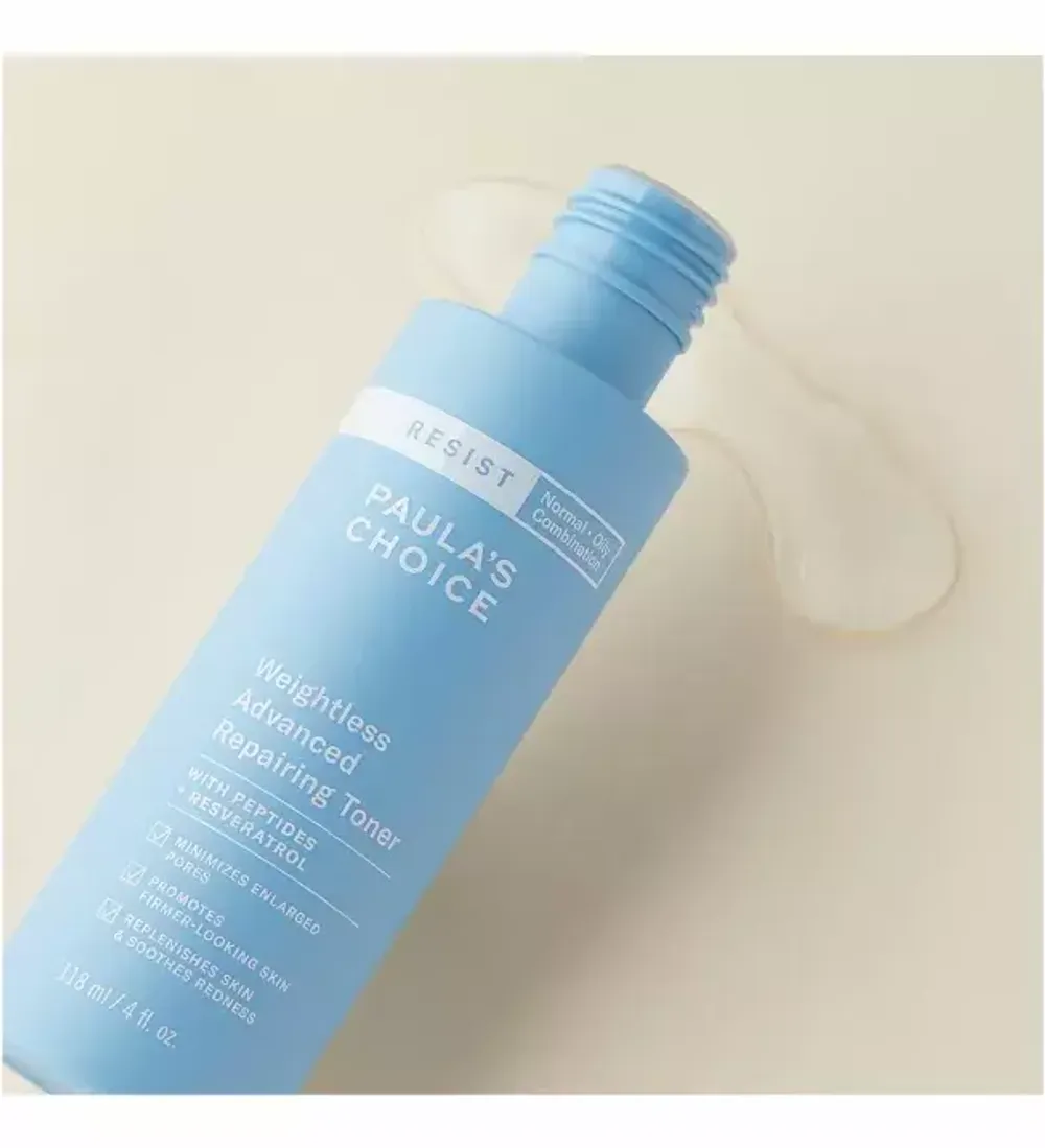 Тоник антивозрастной ультра легкий с пептидами и ресвератролом PAULA'S CHOICE RESIST WEIGHTLESS ADVANCED REPAIR TONER 118ml