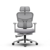 Эргономичное компьютерное кресло FoxGear NETZ модель X, серый (FG-NETZ-X-GY)