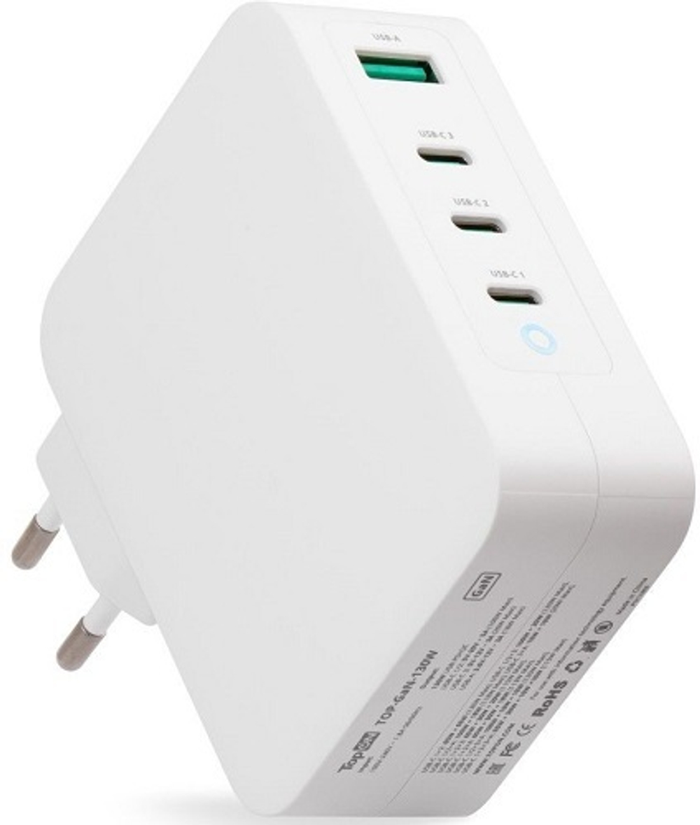 Зарядное устройство сетевое TopOn TOP-GaN-130W