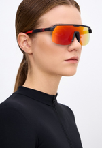 Спортивные очки HILX Inferno Shiny Crystal Dark Grey / Red Lens