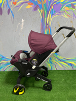 Автолюлька 4в1 Бордовый, FooFoo