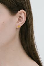 Серьги Мозаика мини, позолота