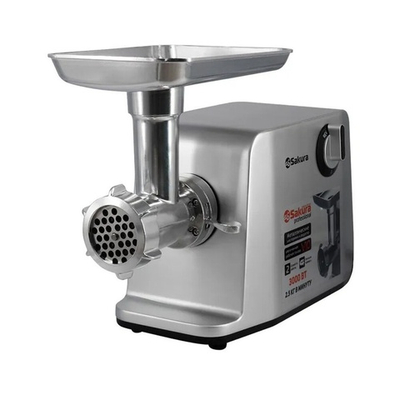 Мясорубка электрическая 3000Вт, реверс, две скорости, комплект насадок, SA-6426 Professional